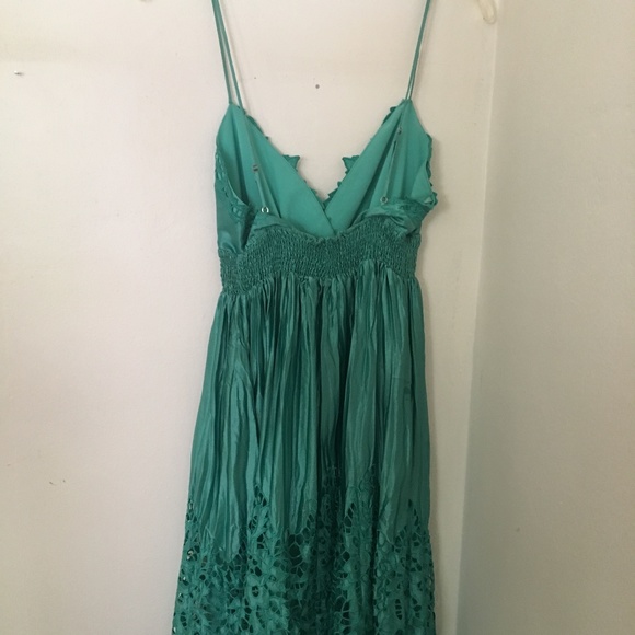 BCBG Max Azria Eyelet Mini Dress - Picture 2 of 2